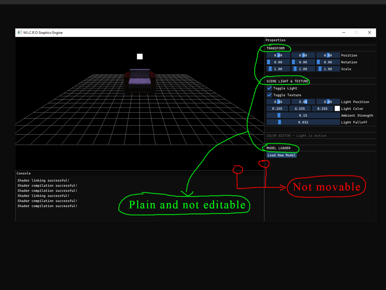 The original 2024 interface, showing the early, cluttered UI before the interaction design pass.
